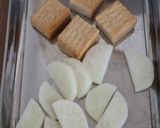 厚揚げ大根のそぼろ中華煮作り方1写真