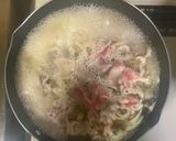 超簡単☆薄切り豚肉の甘酢煮♪♪作り方1写真