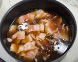 簡単スピード調理♪豚ネギ肉汁つけうどん作り方5写真