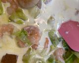 レモンと海老のクリームパスタ作り方6写真