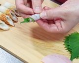 大葉とハムのちくわ天弁当作り方2写真