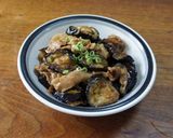 茄子と豚肉の醤油煮込み作り方10写真