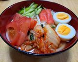 韓国冷麺風冷やしうどん作り方4写真