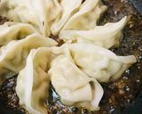 レトルト餃子●両面チーズの羽根つき焼餃子作り方1写真