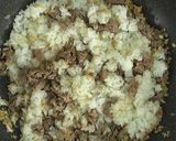 食欲そそる♡牛ごぼうの生姜チャーハン作り方5写真
