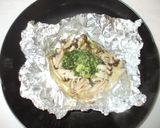 キノコ魚タラのホイル焼き♪簡単大葉ソース作り方11写真