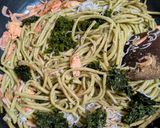 海苔パスタ「海物」で作る！薄味編！作り方8写真