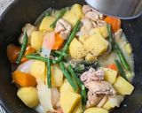 うま塩鶏肉じゃが作り方6写真
