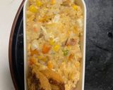 レンジさっぱり洋風甘辛オイ梅味炒飯弁当作り方15写真