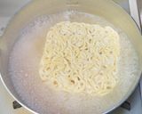 エビとセロリのラーメン作り方3写真
