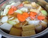 優しい味❢ 鶏もも、大根、厚揚げの煮物作り方5写真