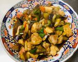 彩り豊かで栄養満点な鶏肉と野菜の炒め物作り方9写真