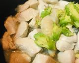 完熟アボカド＆鶏肉の和風めんつゆ炒め作り方2写真