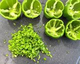オーロラソースで♪丸ごとパプリカの肉詰め作り方3写真
