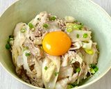 レンチン2分！豚バラねぎ丼作り方7写真