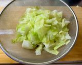 ゆでキャベツとナッツのよだれ鶏作り方2写真