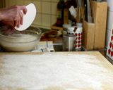 北欧産の強力粉で 気泡たっぷりチャバタ作り方11写真