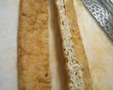 栃尾の油揚げのカレーチーズ焼き作り方2写真