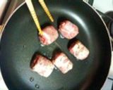 簡単☆切り落としでロールステーキ作り方5写真