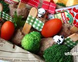 棒付きハンバーグ♪　運動会のお弁当に♪作り方5写真