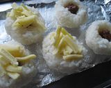 肉味噌チーズ焼きおにぎり作り方2写真