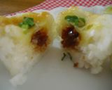 肉味噌チーズ焼きおにぎり作り方4写真