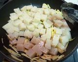 大葉にんにく醤油で♪こんにゃくおかか和え作り方2写真