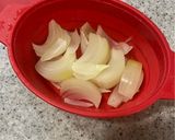チリカルボナーラ風レンチンパスタ作り方1写真