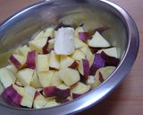 -さつま芋バター肉味噌絡め-作り方2写真