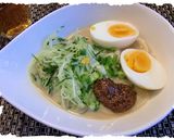 お手軽な肉味噌豆乳うどん♪作り方2写真