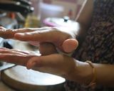 オクラとジャガイモのサブジ＆チャパティ作り方17写真