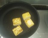 ごま油で豆腐ステーキ　中華あんかけ作り方4写真