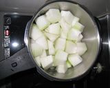 冬瓜と鶏肉の煮物スープ作り方2写真