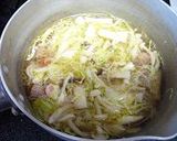 たっぷりきのことキャベツのスープ作り方3写真