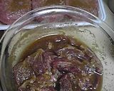 梨でお肉やわらか～プルコギ風作り方1写真