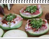 茄子の肉味噌風はさみ焼き♪作り方1写真