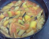 夏野菜のクリームソース~トマト風味~作り方4写真