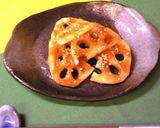 ●○蓮根の味噌みりん焼き○●作り方3写真