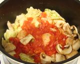 ♠鶏肉とキャベツのトマト煮込み♠作り方4写真