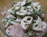 さっぱりクリーミー＊蓮の胡麻マヨサラダ＊作り方6写真