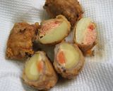 じゃが明太チーズの豚巻き天ぷら作り方3写真