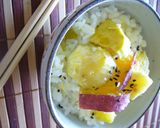 おもわず笑顔になる☆さつまいもご飯作り方5写真