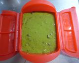 *ルクエde抹茶あずき蒸しパン(ハーフ)作り方1写真