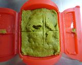*ルクエde抹茶あずき蒸しパン(ハーフ)作り方2写真