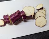 サクっ！さつまいもと豚小間肉の甘酢炒め作り方1写真