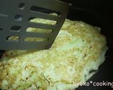 肉味噌風ソースの、ふわふわお好み焼き作り方3写真