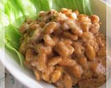 ふわふわな納豆の肉味噌風ソース和え作り方2写真