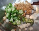 ☆ネバネバかき揚げ・納豆オクラ長芋☆作り方3写真
