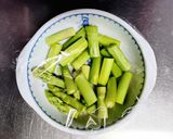 レンジで！アスパラと カニカマの 甘辛生姜タレ♪作り方2写真