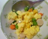 お弁当に♪余ったいり卵でもう１品❤作り方2写真